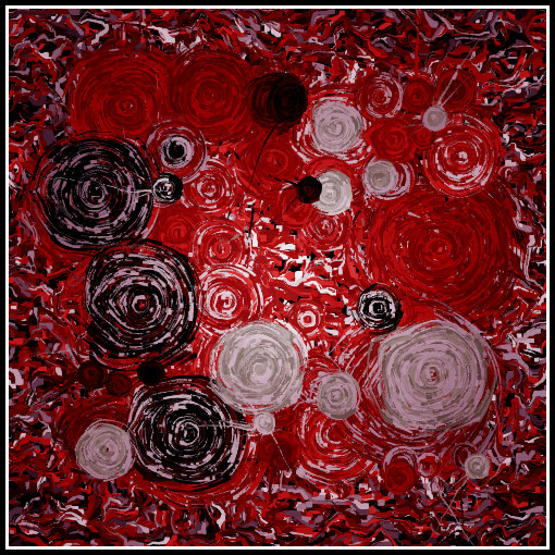 Rain puddles #91 static NFT preview