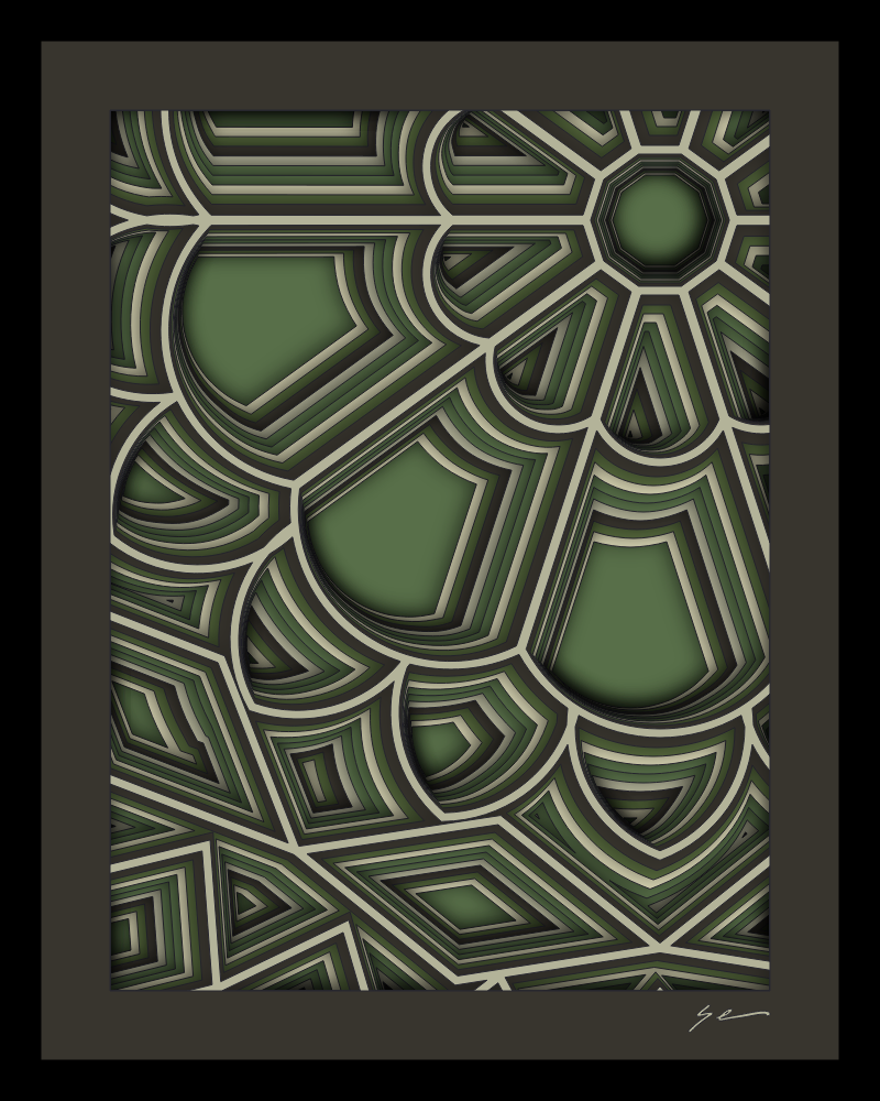 fx(mandala) #252 static NFT preview