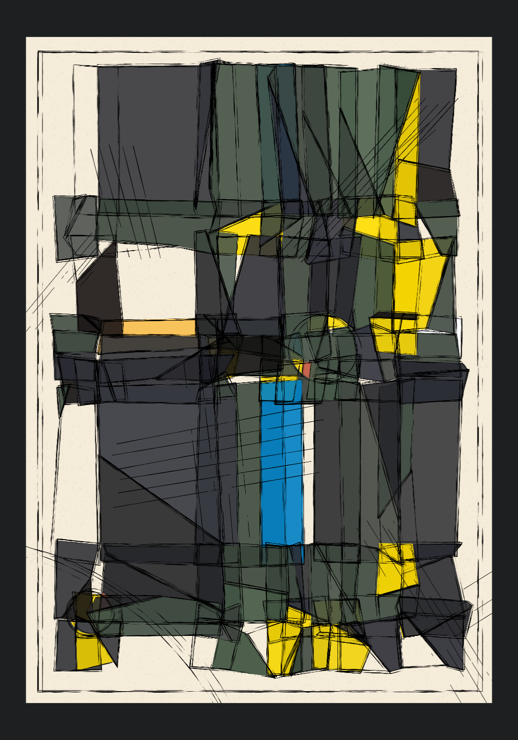 Sketch Block #87 static NFT preview