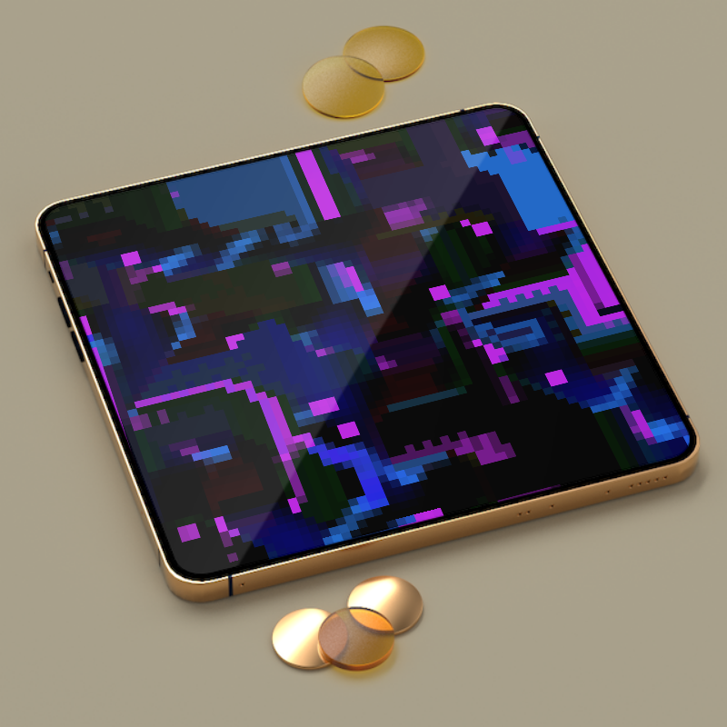 💾 GLOWCUTTER 💾 #25 static token preview