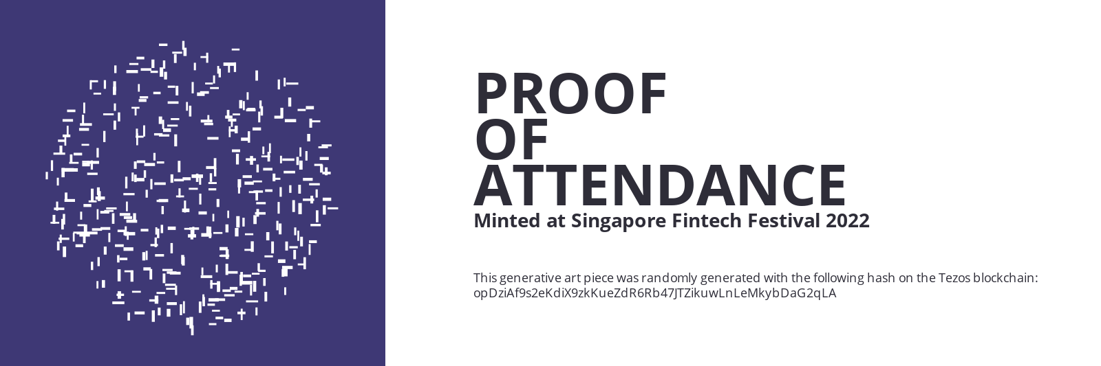 SFF2022 Proof of Attendance Token #848 static token preview