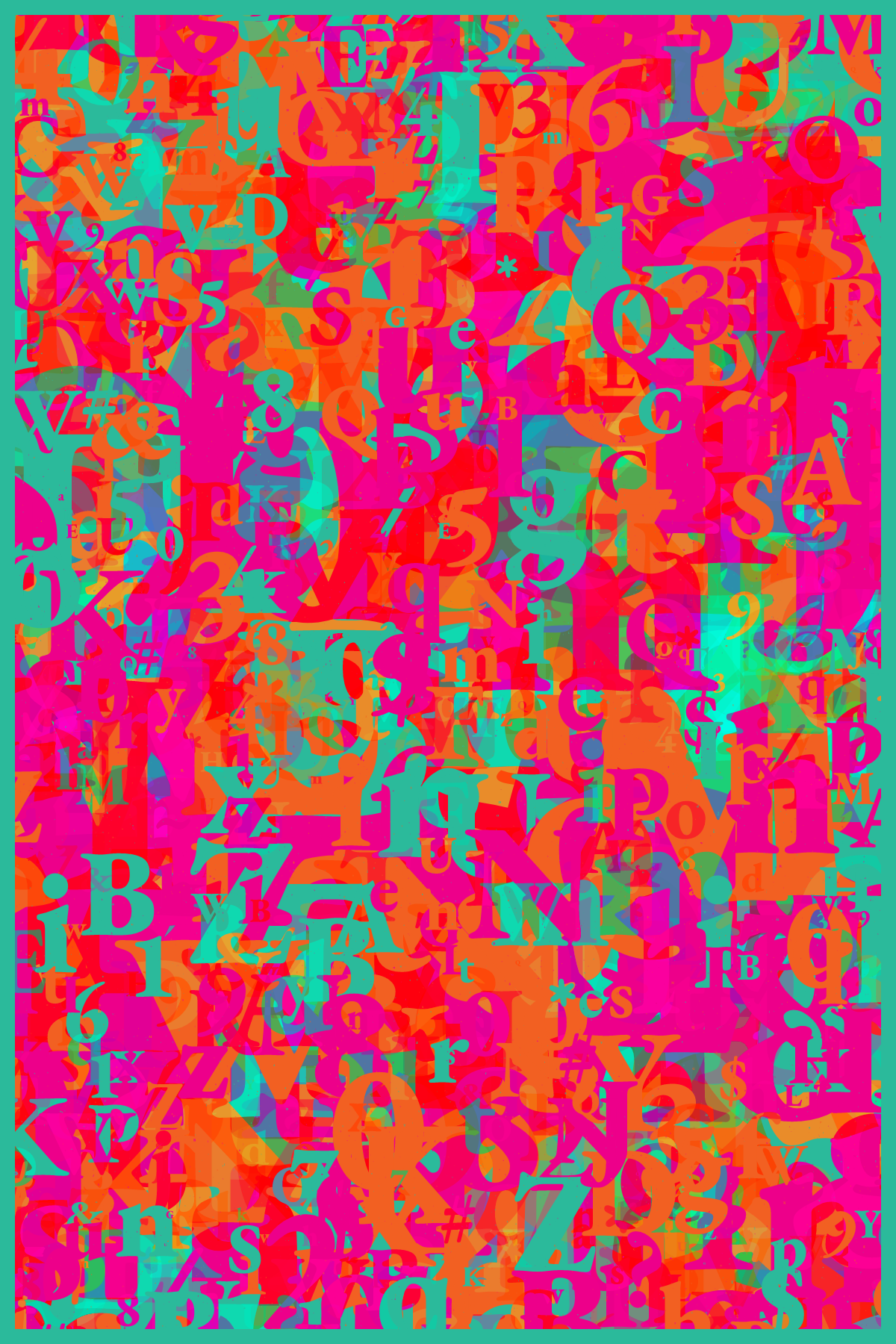 Type-o-Graphic #302 static NFT preview