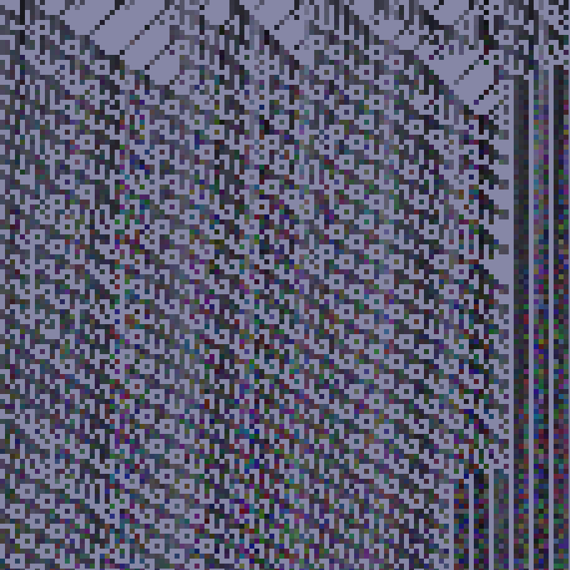 Colored Elementary Cellular Automaton #347 static token preview