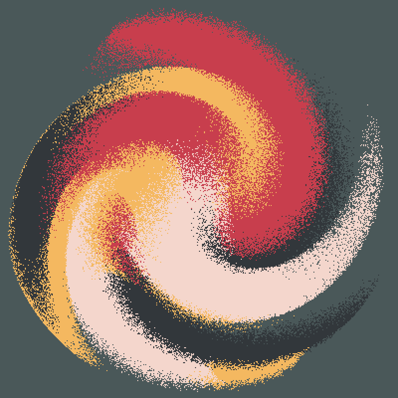 Ditherwhirl #27 static NFT preview