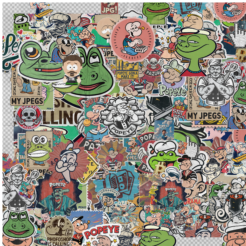 Sticker addict: PEPEYE #25 static token preview