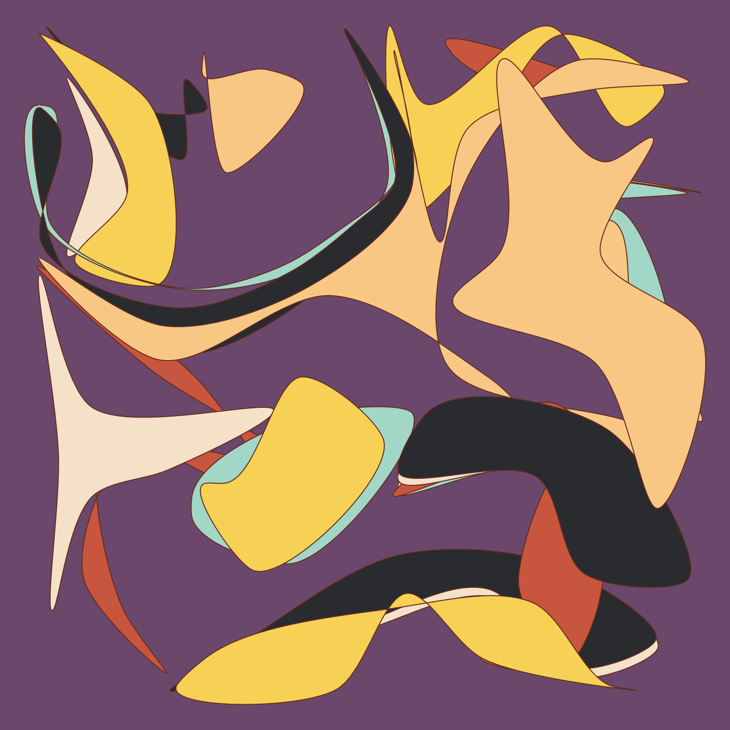 Geometric colorful shapes 2 (Free edition) #251 static NFT preview