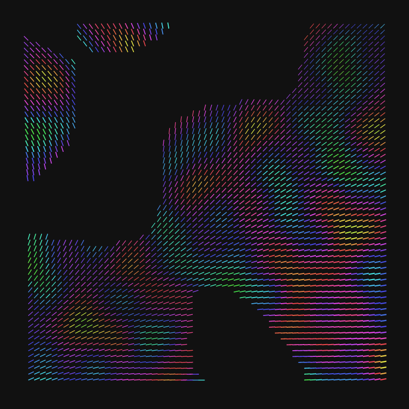 Wind map #149 static NFT preview