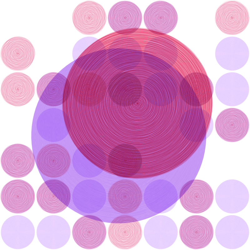 Brushed Circles #50 static token preview