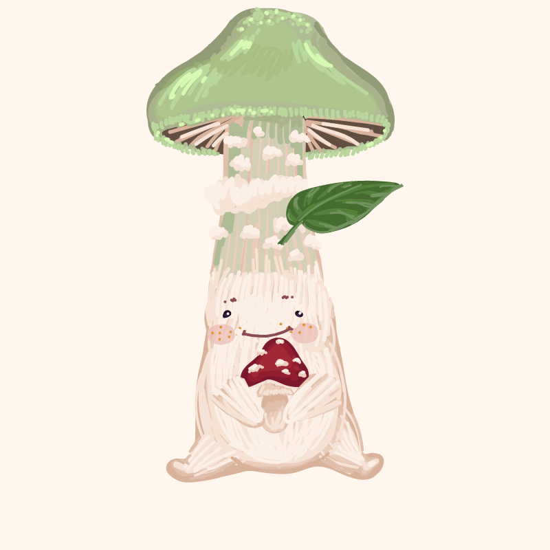 Cute Mushrooms Forest Guys #29 static NFT preview