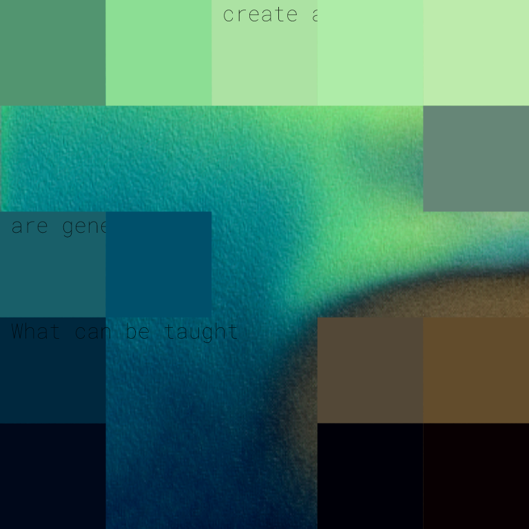 Study of atom in analog, digital and A.I. #75 static NFT preview
