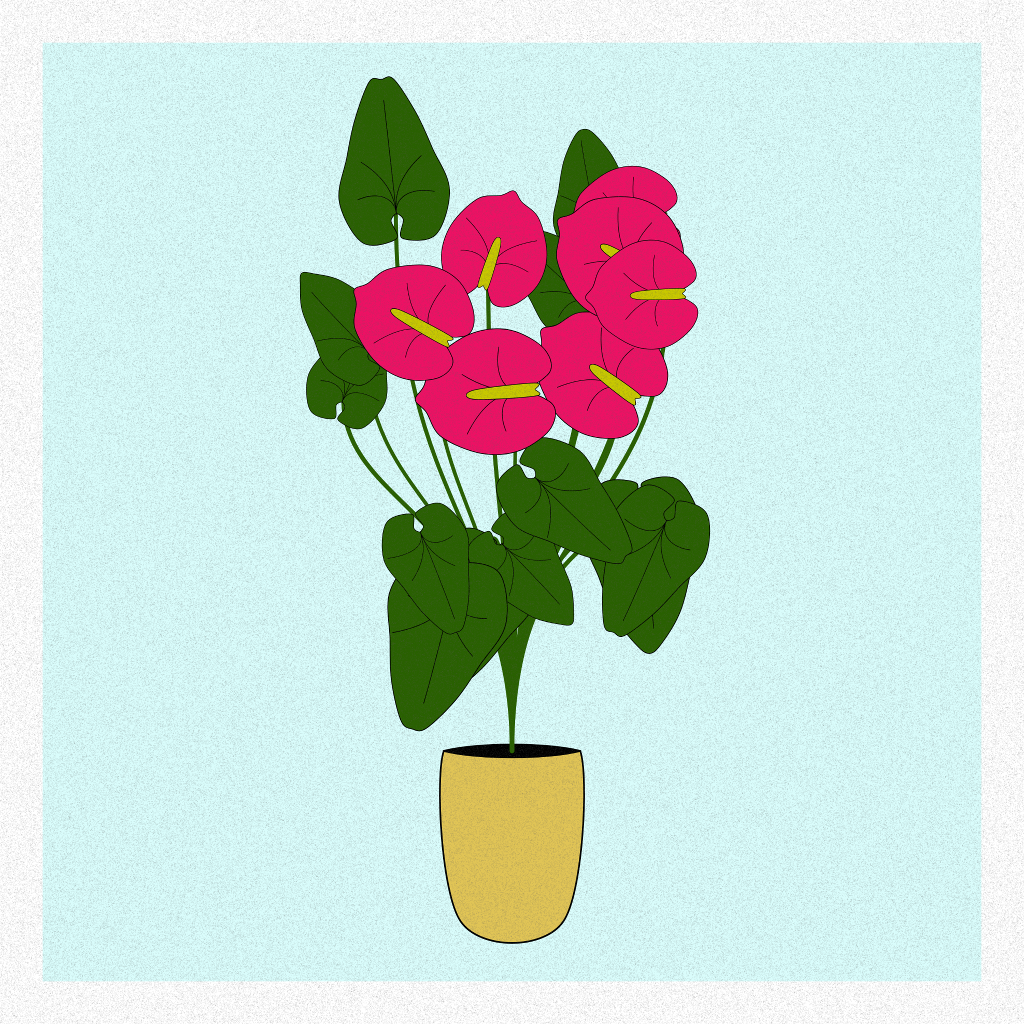 Flowers #155 static NFT preview