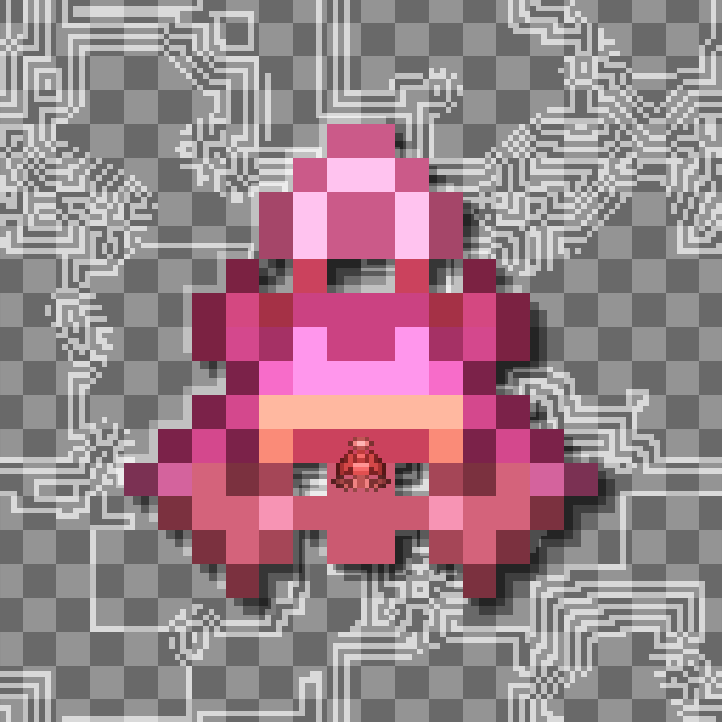 Pixel Spaceships Solos #313 static NFT preview