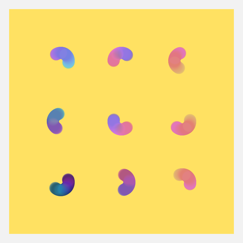 Bean Squiggles #9 static NFT preview