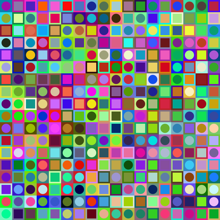 Square Dot Composition #42 static token preview