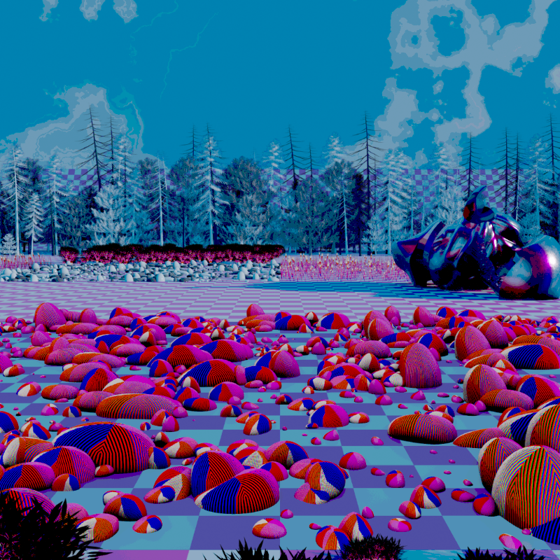 CRT Landscapes #25 static token preview