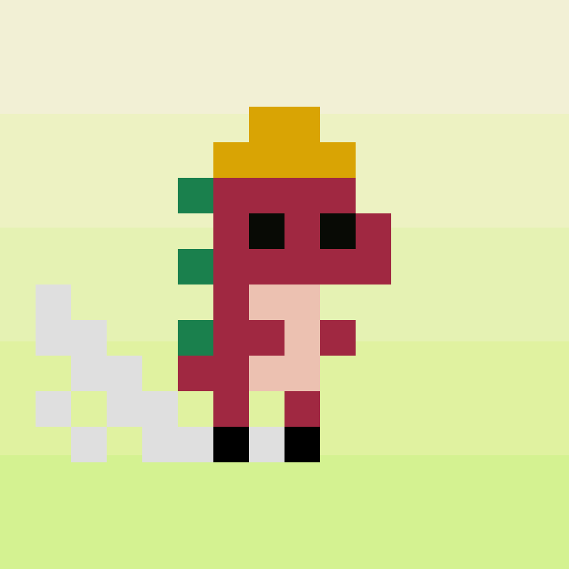 Coded Tiny Dinos #344 static token preview