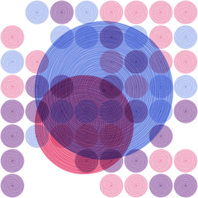 Brushed Circles #100 static token preview