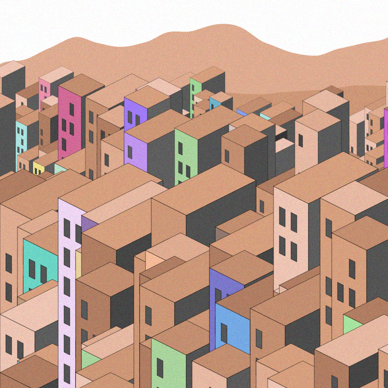 Coloured City #9 static NFT preview
