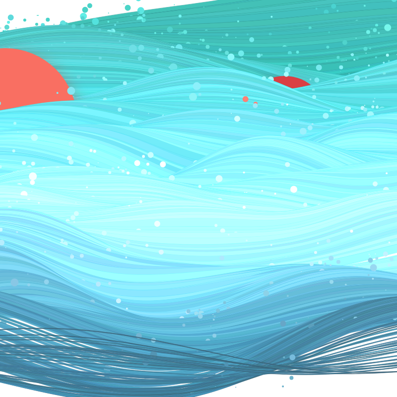 The Ocean Waves #109 static NFT preview