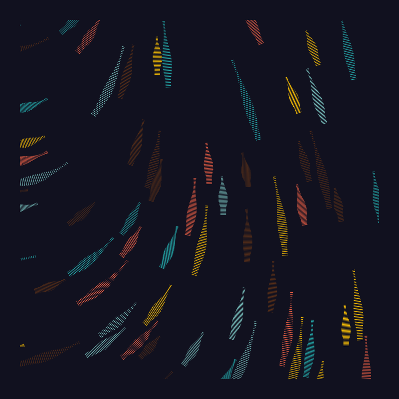 Strands in the wind #24 static NFT preview