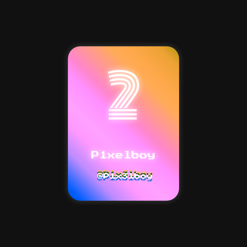 Collectible cards pack No.1 #139 static token preview