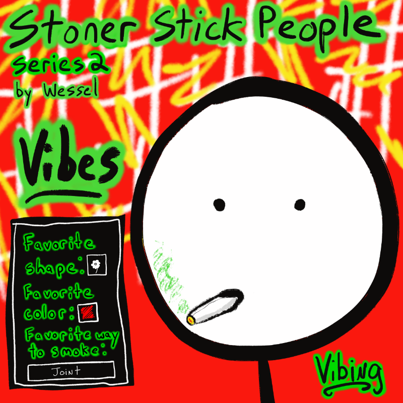 Stoner Stick People Series 2 #27 static token preview