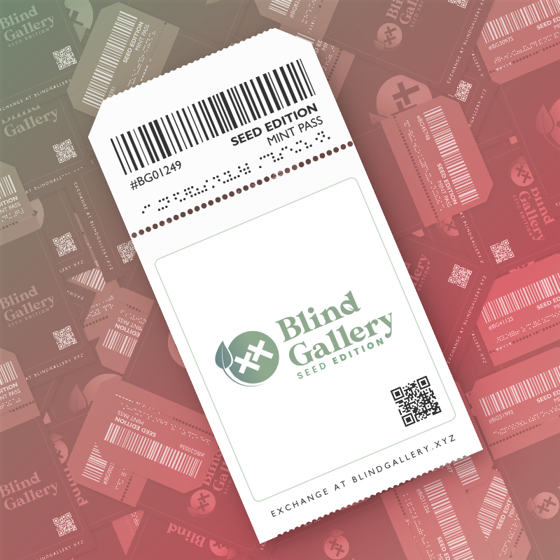 Blind Gallery Mint Pass (Seed Edition) #322 static NFT preview