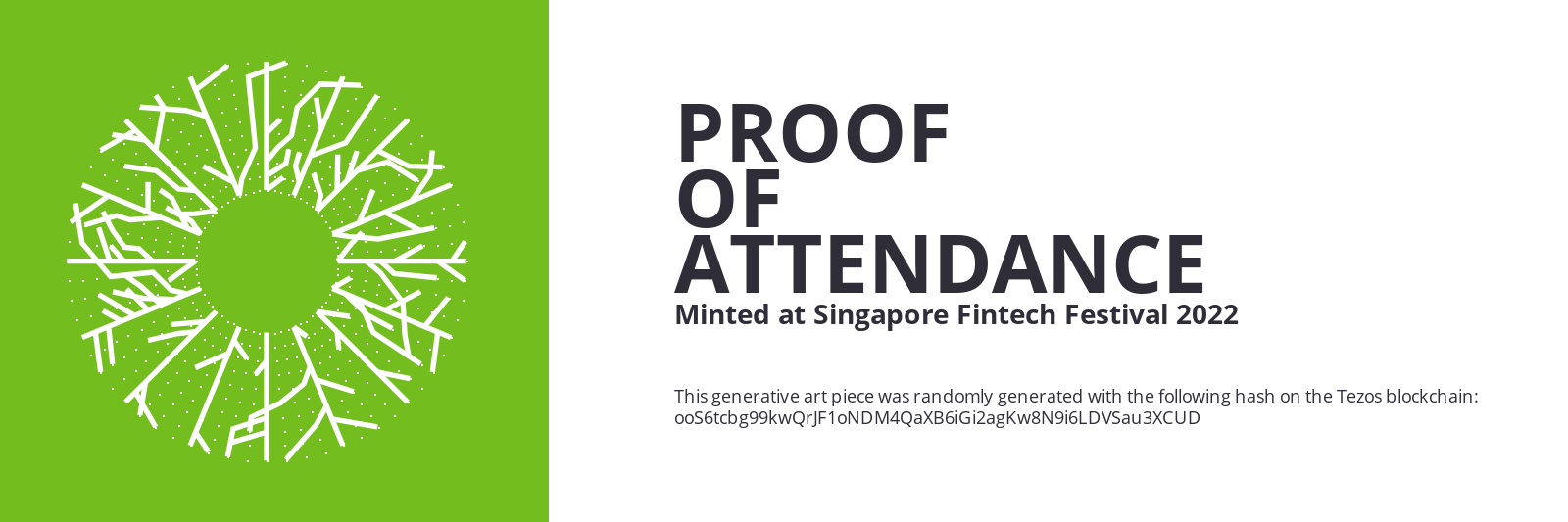 SFF2022 Proof of Attendance Token #1360 static token preview