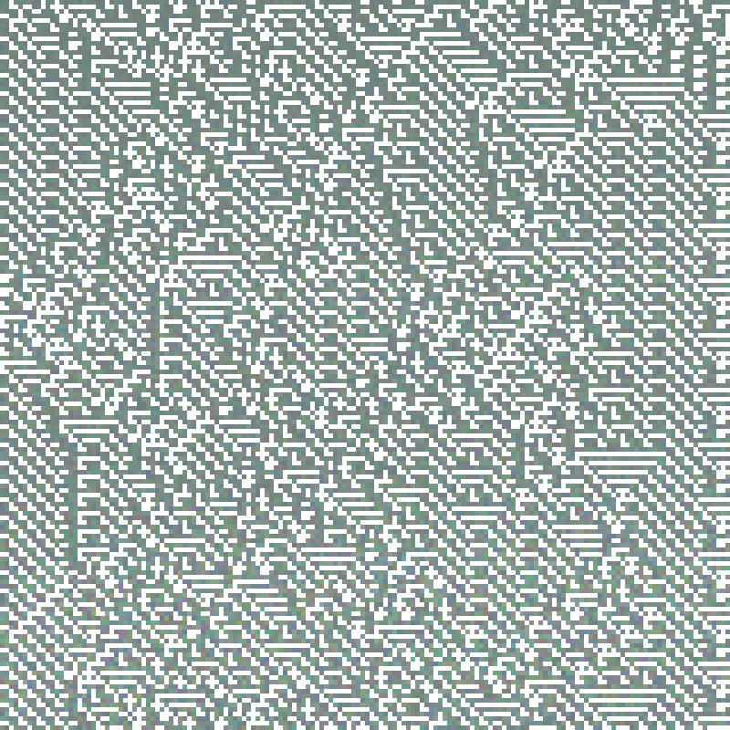 Colored Elementary Cellular Automaton #414 static NFT preview