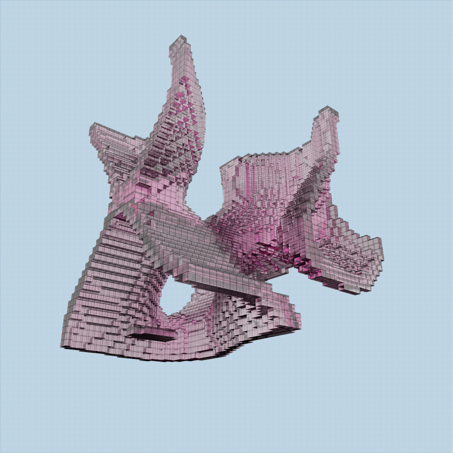‘Low-Res’ poems #29 static token preview