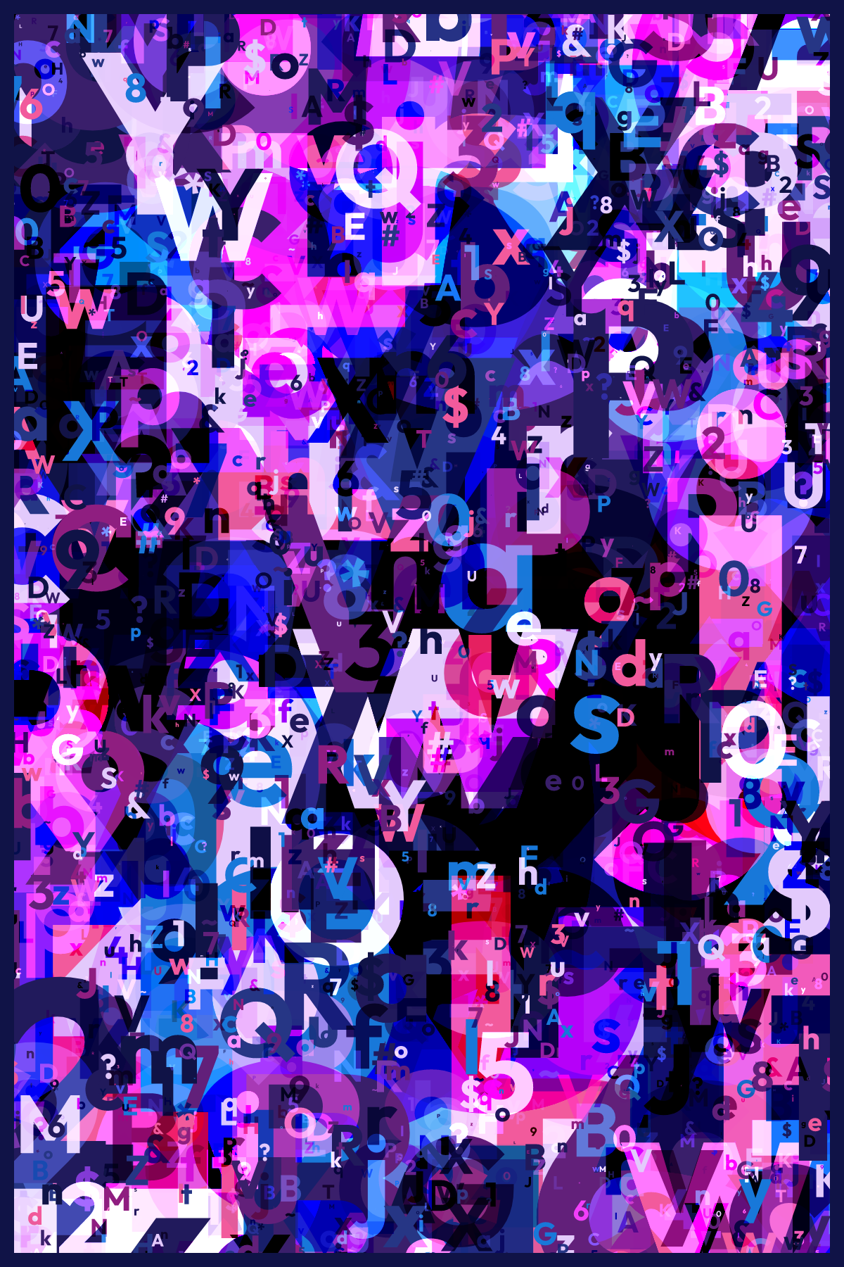 Type-o-Graphic #213 static NFT preview