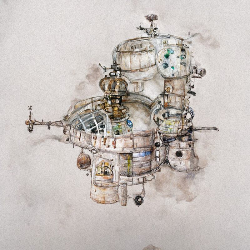 Utopian Space Castles #75 static token preview