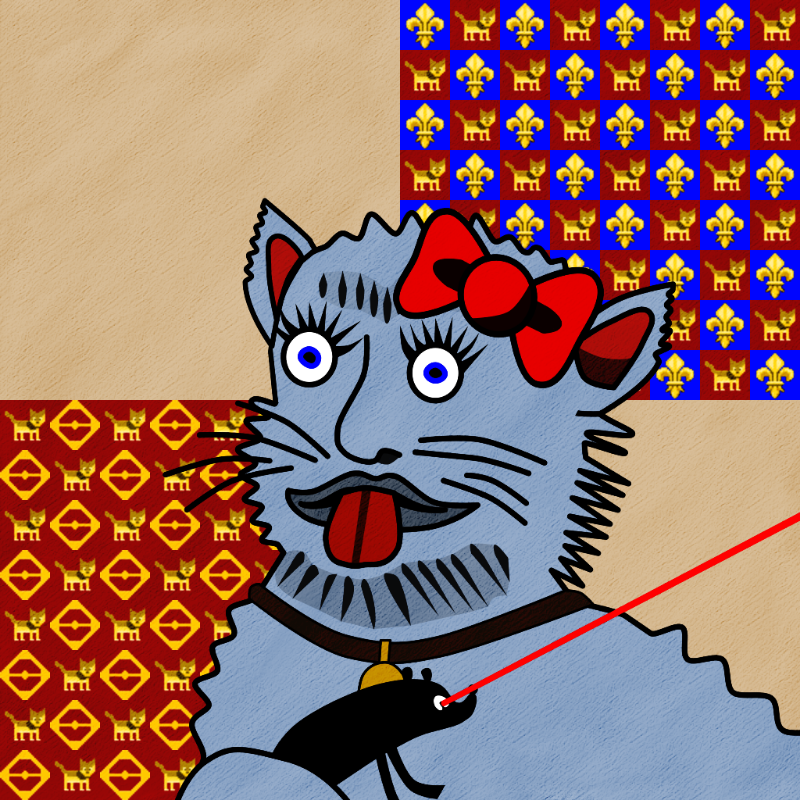 Famous Medieval Cat #65 static token preview