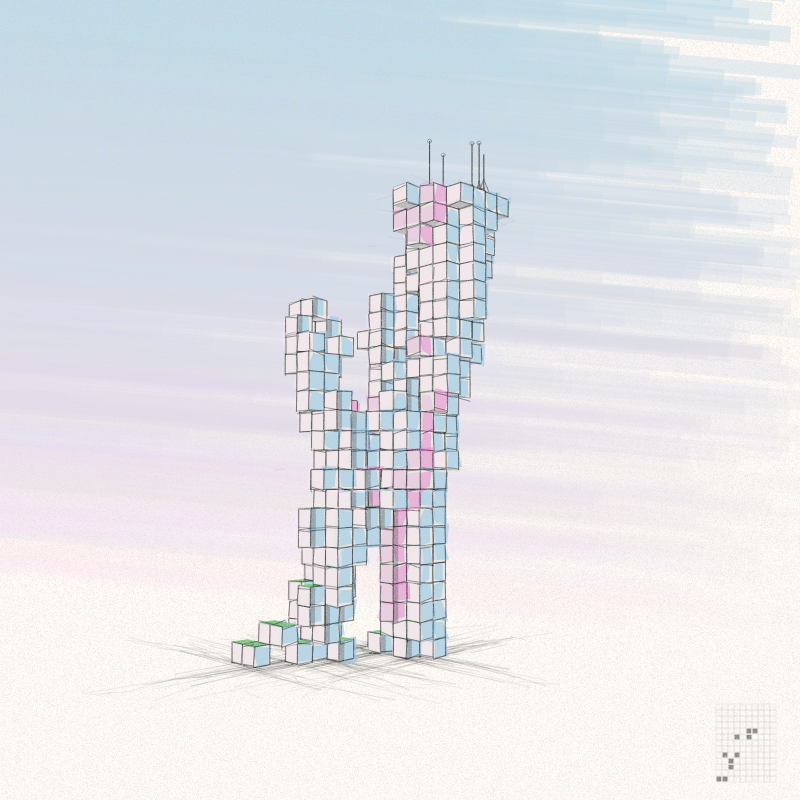Cellular Skyscrapers #178 static NFT preview