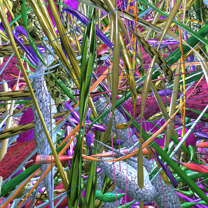 Prismatic Thickets #406 static NFT preview