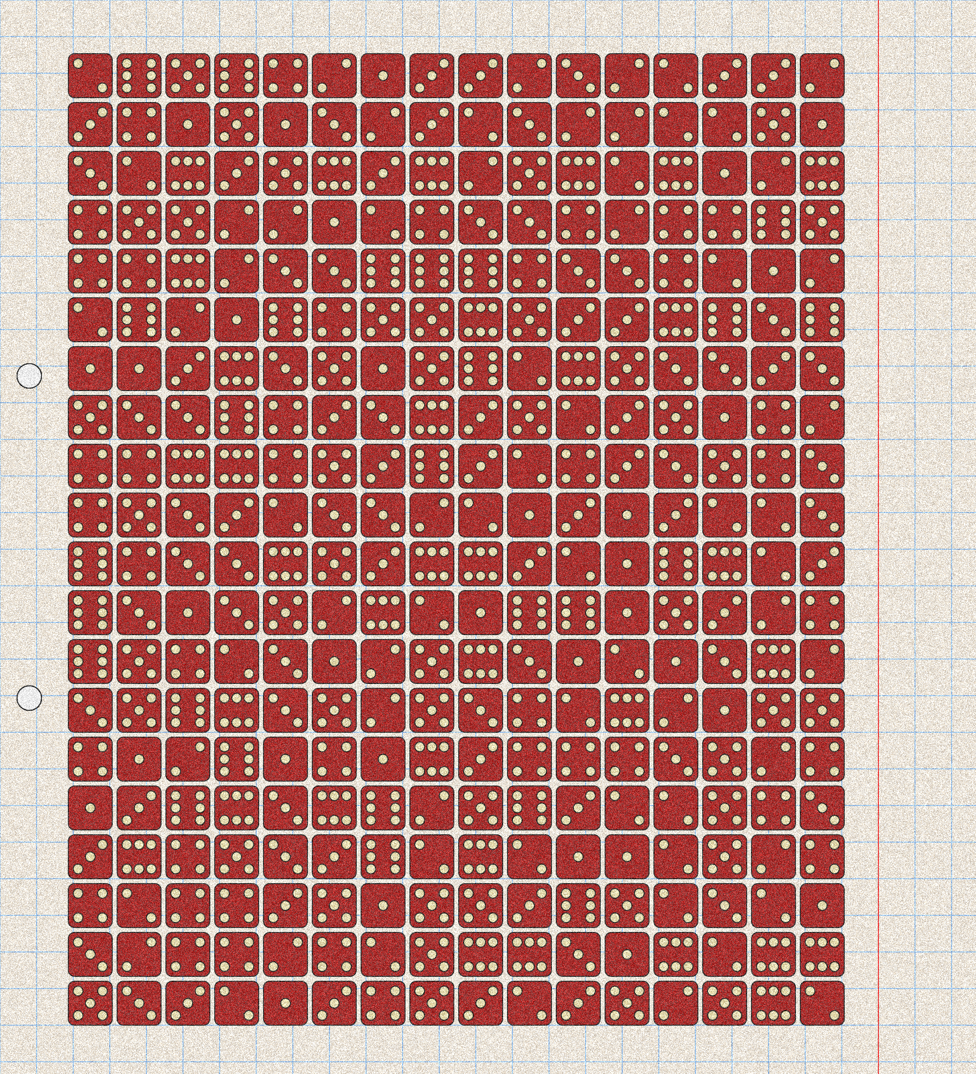 sketchbook page 6: dice roll #38 static token preview