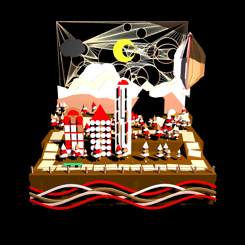 Paper Art 3D #73 static NFT preview