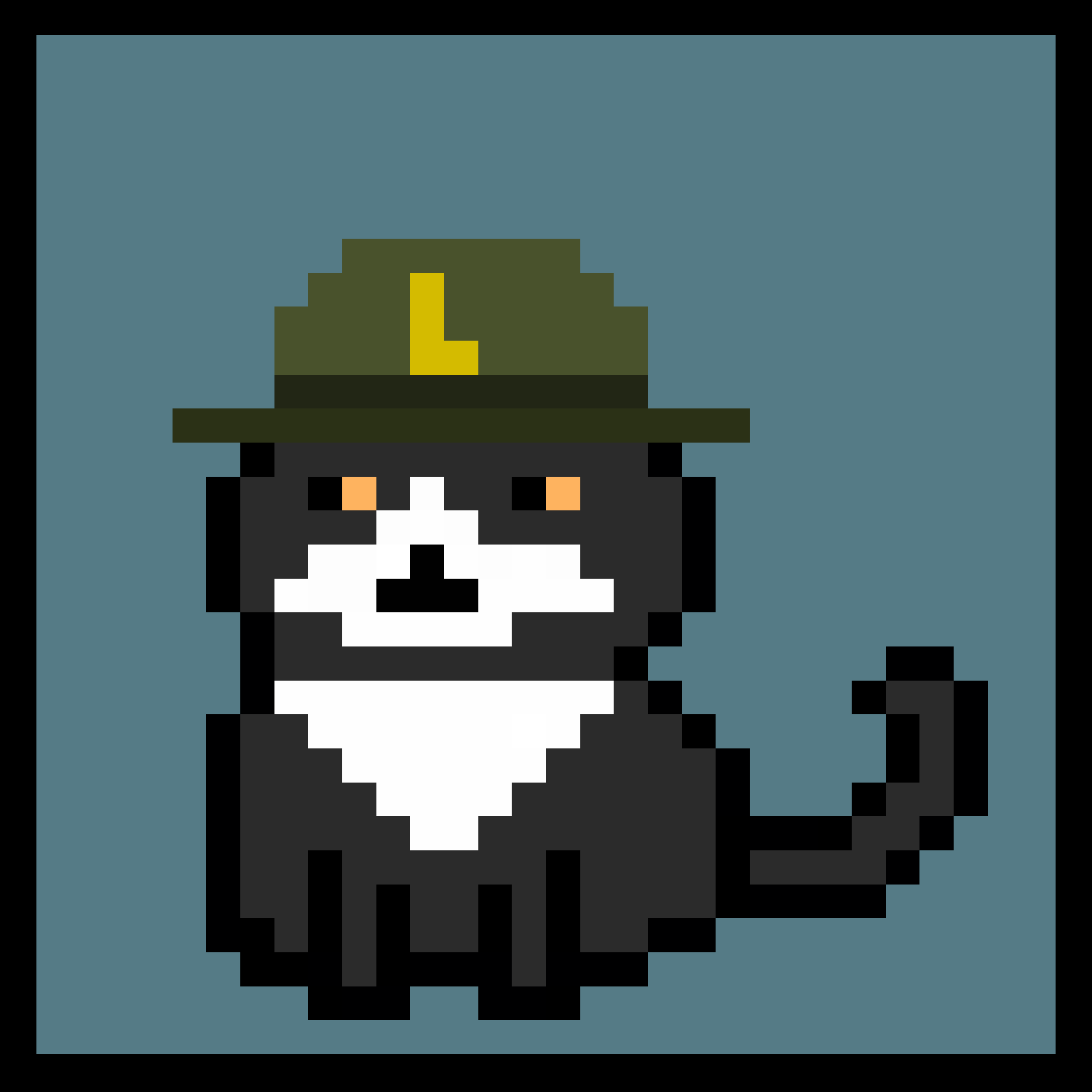 Lazy Kitties #1356 static NFT preview