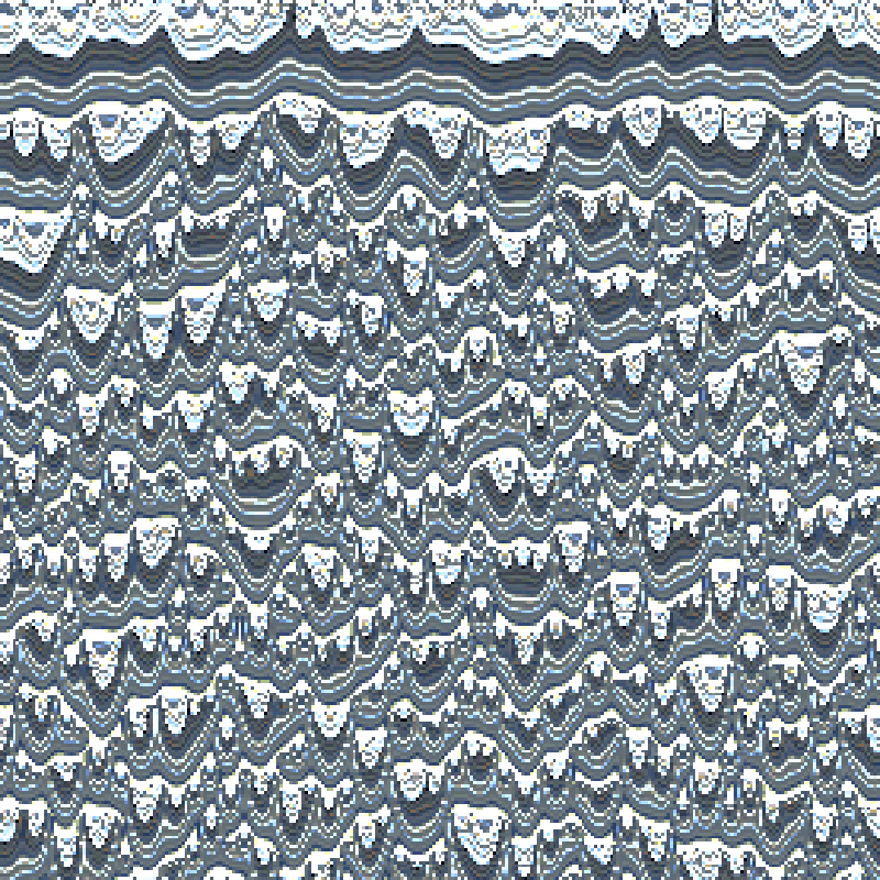 Descending Cellular Automata #43 static token preview