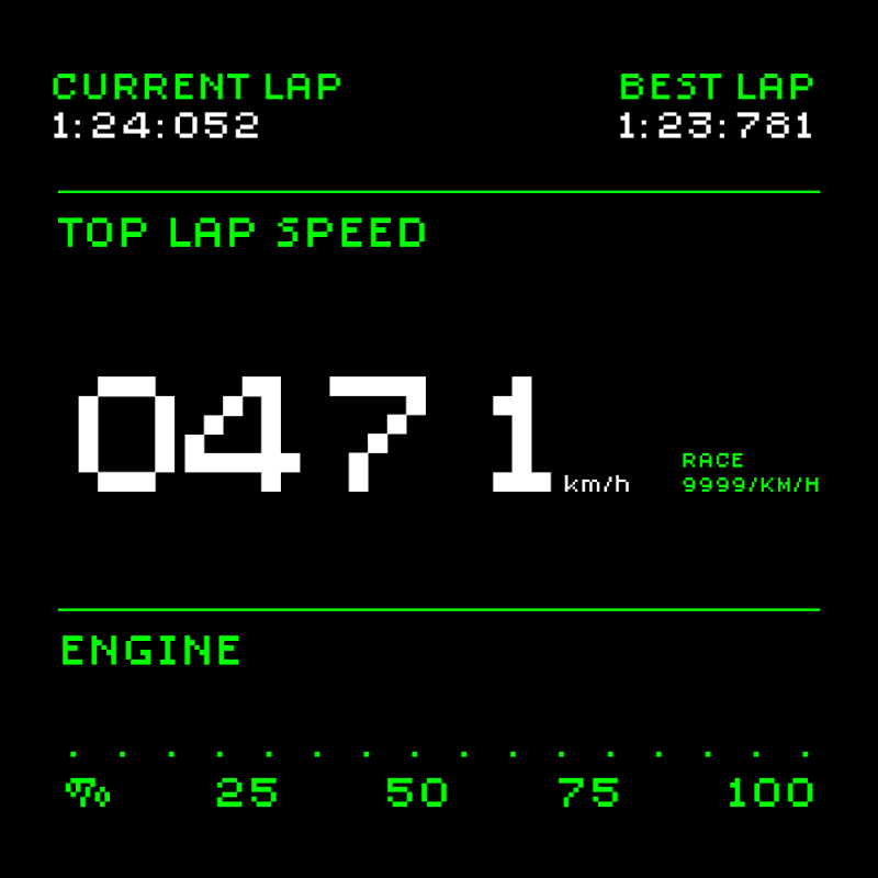 F-1RacingTez #443 static token preview