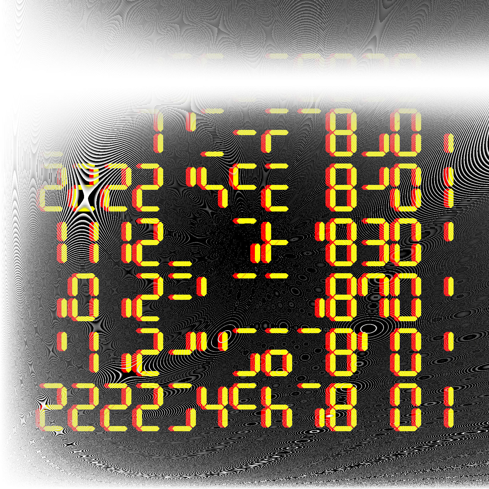 Digits #1110 static NFT preview
