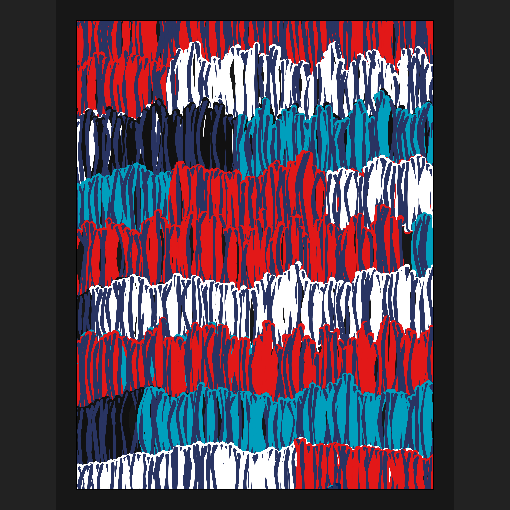 Colour streaks #34 static NFT preview