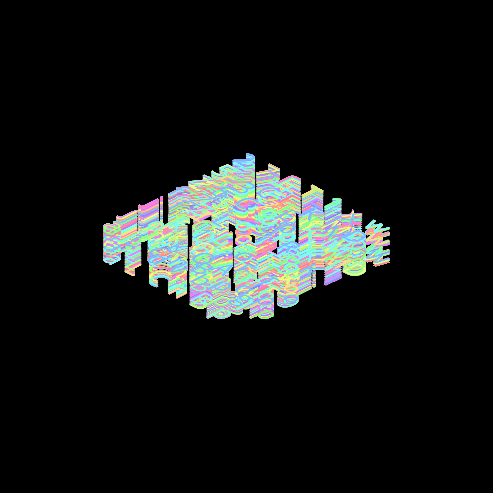 ISCII Rainbow Redux #133 static NFT preview