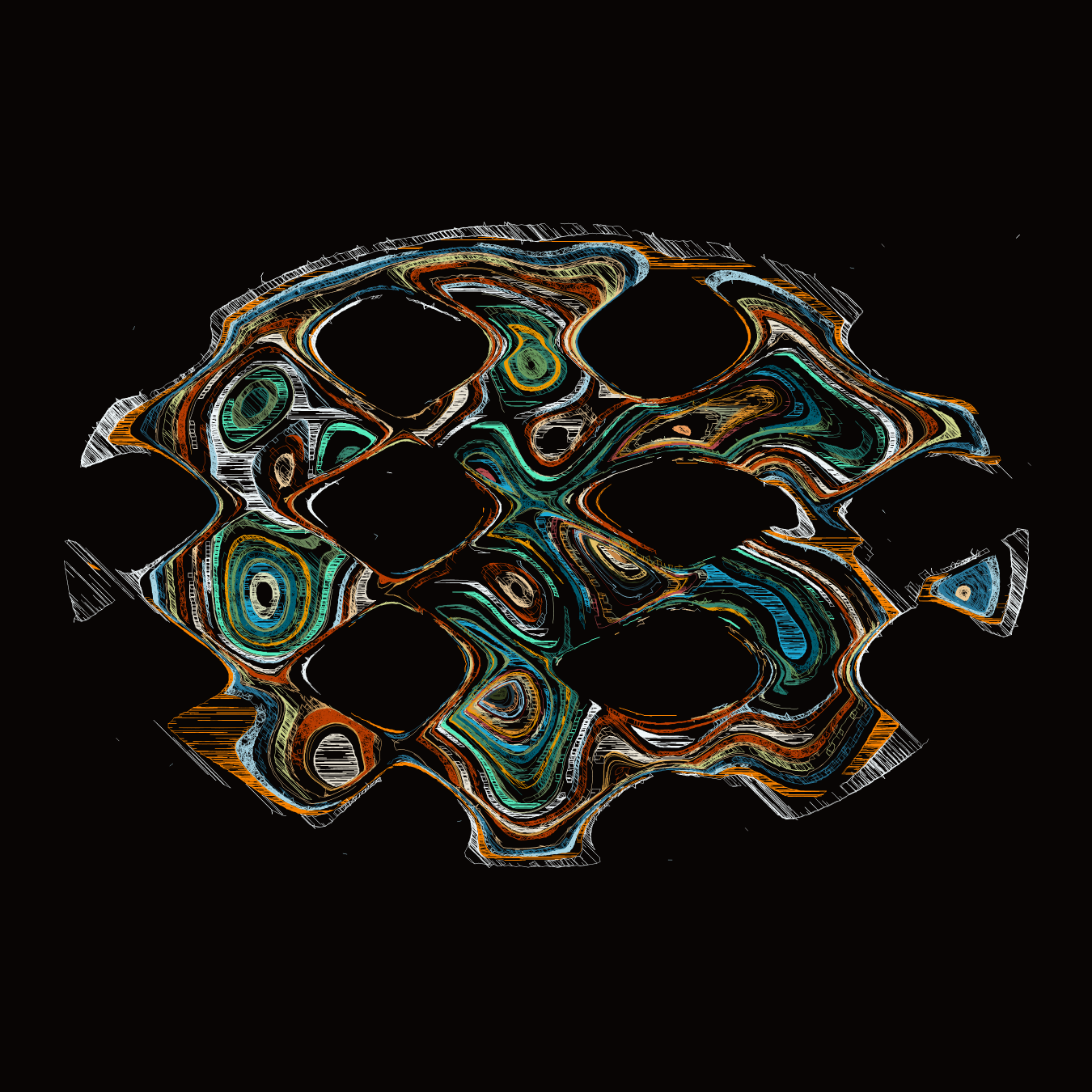 Tangentum #106 static NFT preview