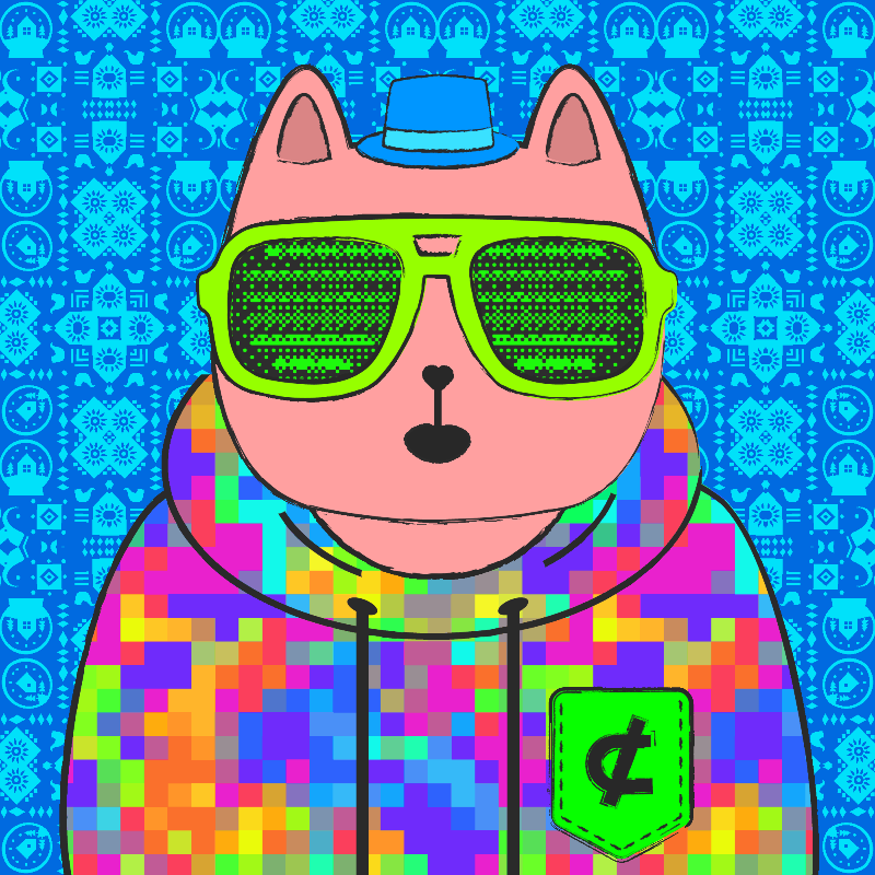 hash cats – genesis #300 static NFT preview