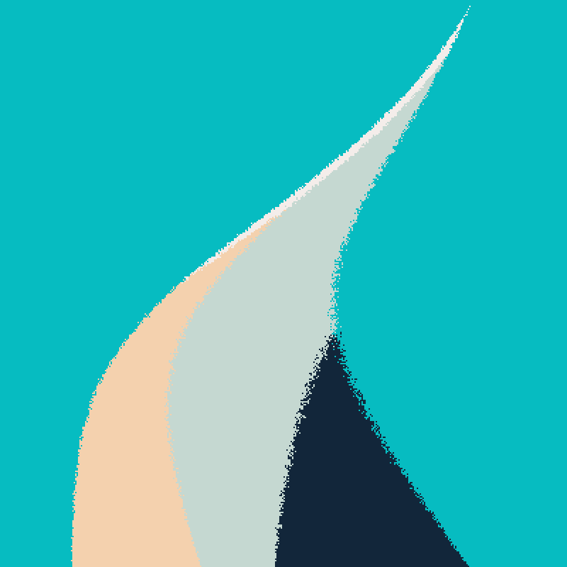 Ditherwave #121 static NFT preview