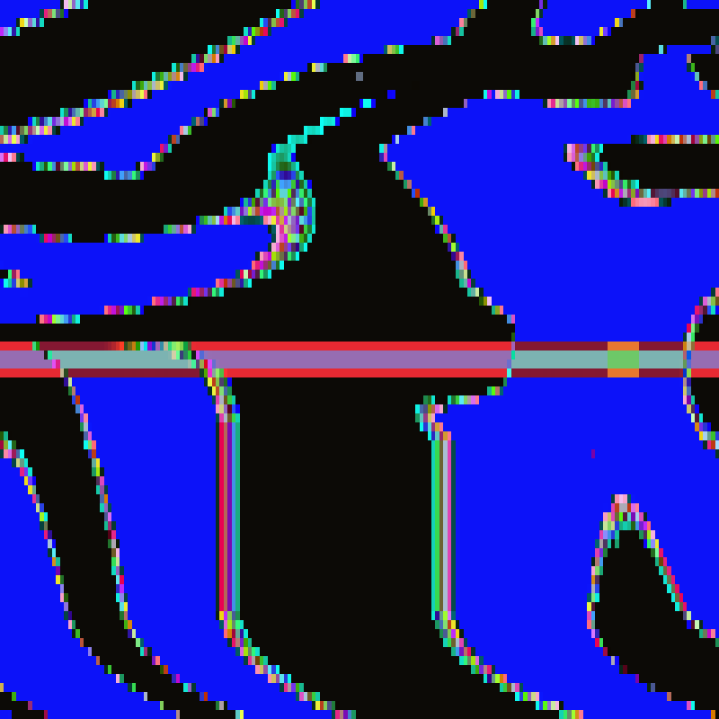 Pixel Flood #1000 static token preview