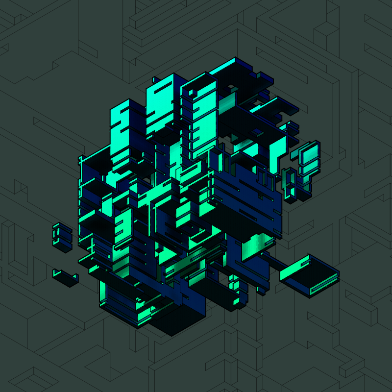 Isofrag generator series I #337 static NFT preview
