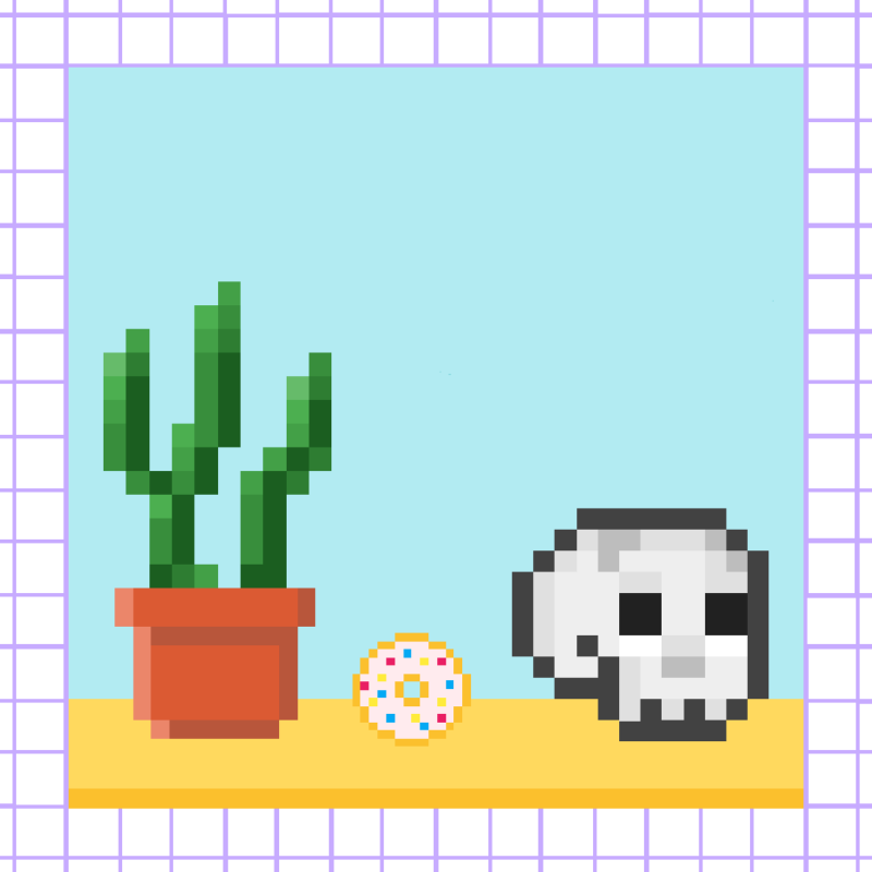 Pixel Still Life #65 static token preview