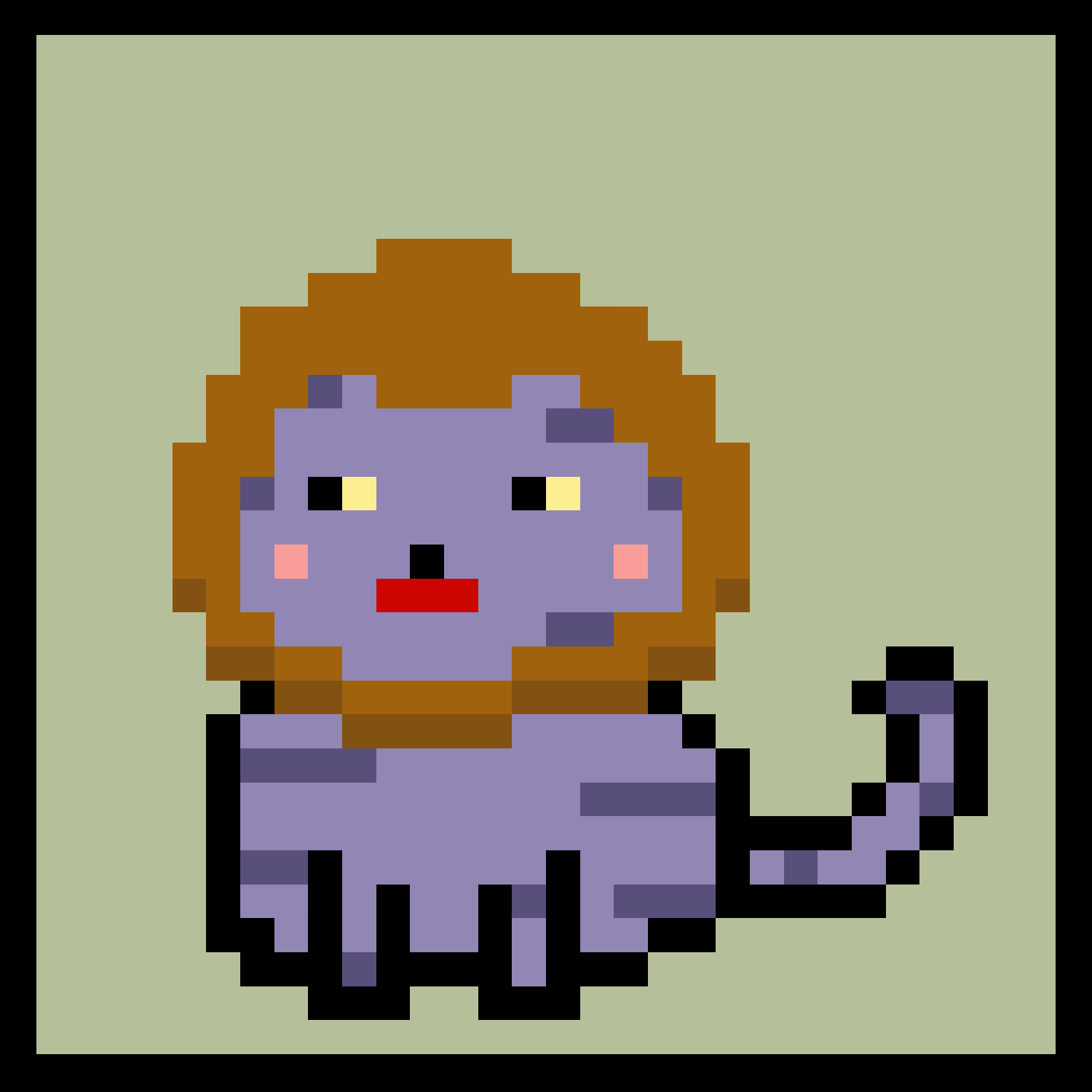 Lazy Kitties #1313 static NFT preview